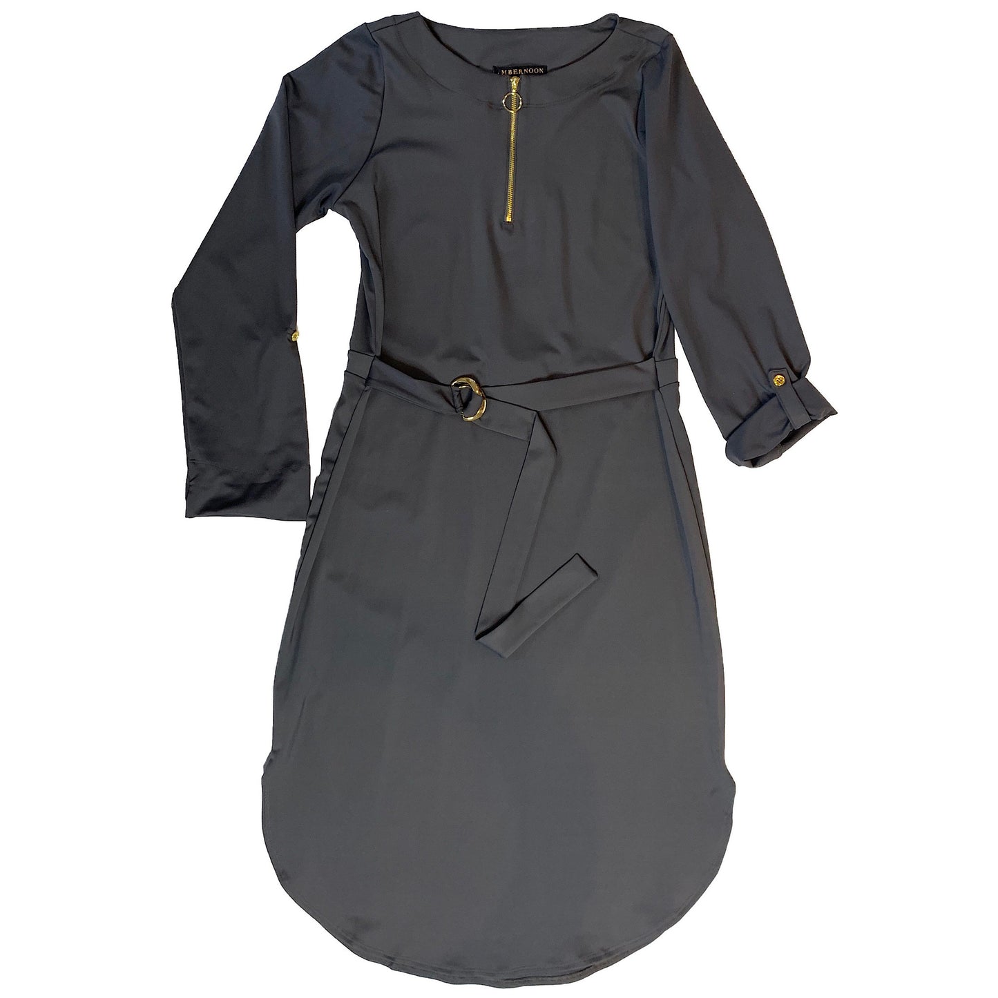 Belted Midi UPF Dress - AMBERNOON