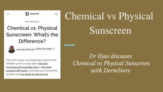 Chemical vs physical sunscreen