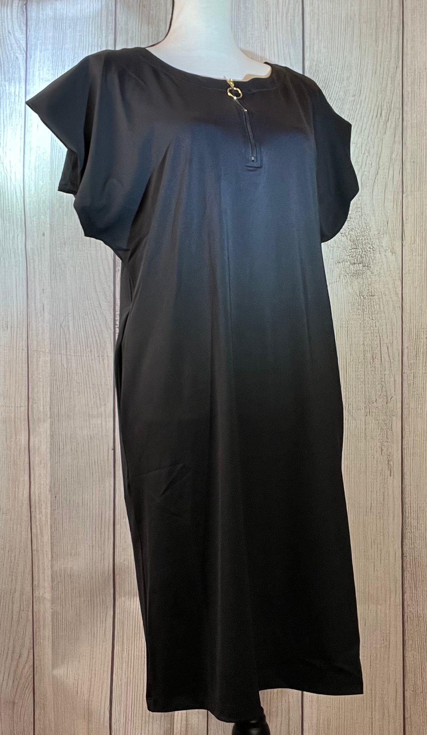 Womens Easy UPF 50 Sun Dress with Convertible Sleeves and Pockets