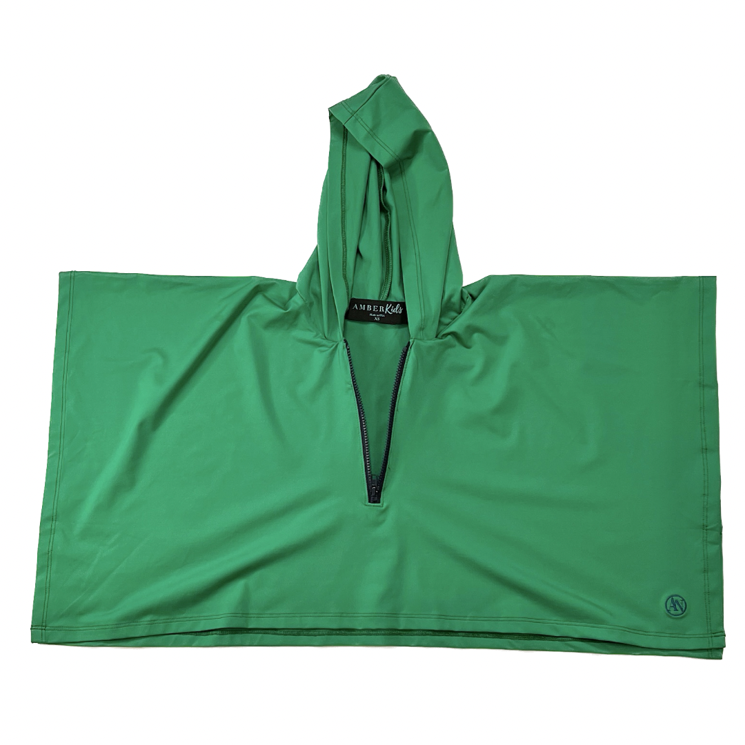 Childrens Hooded Zipper UPF 50+ Poncho