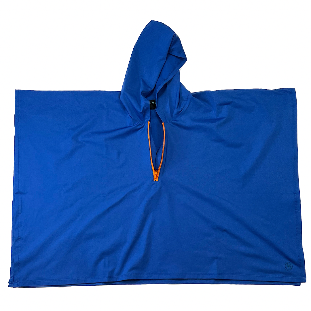 Childrens Hooded Zipper UPF 50+ Poncho