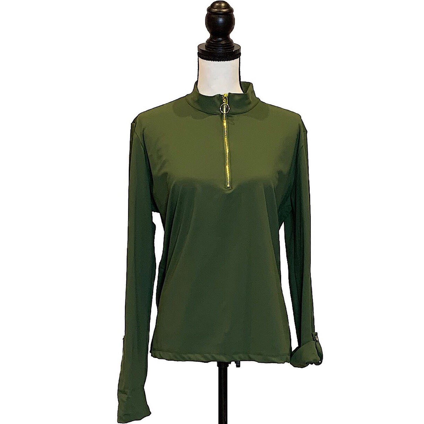 UPF Mock Half Zip Tunic - AMBERNOON