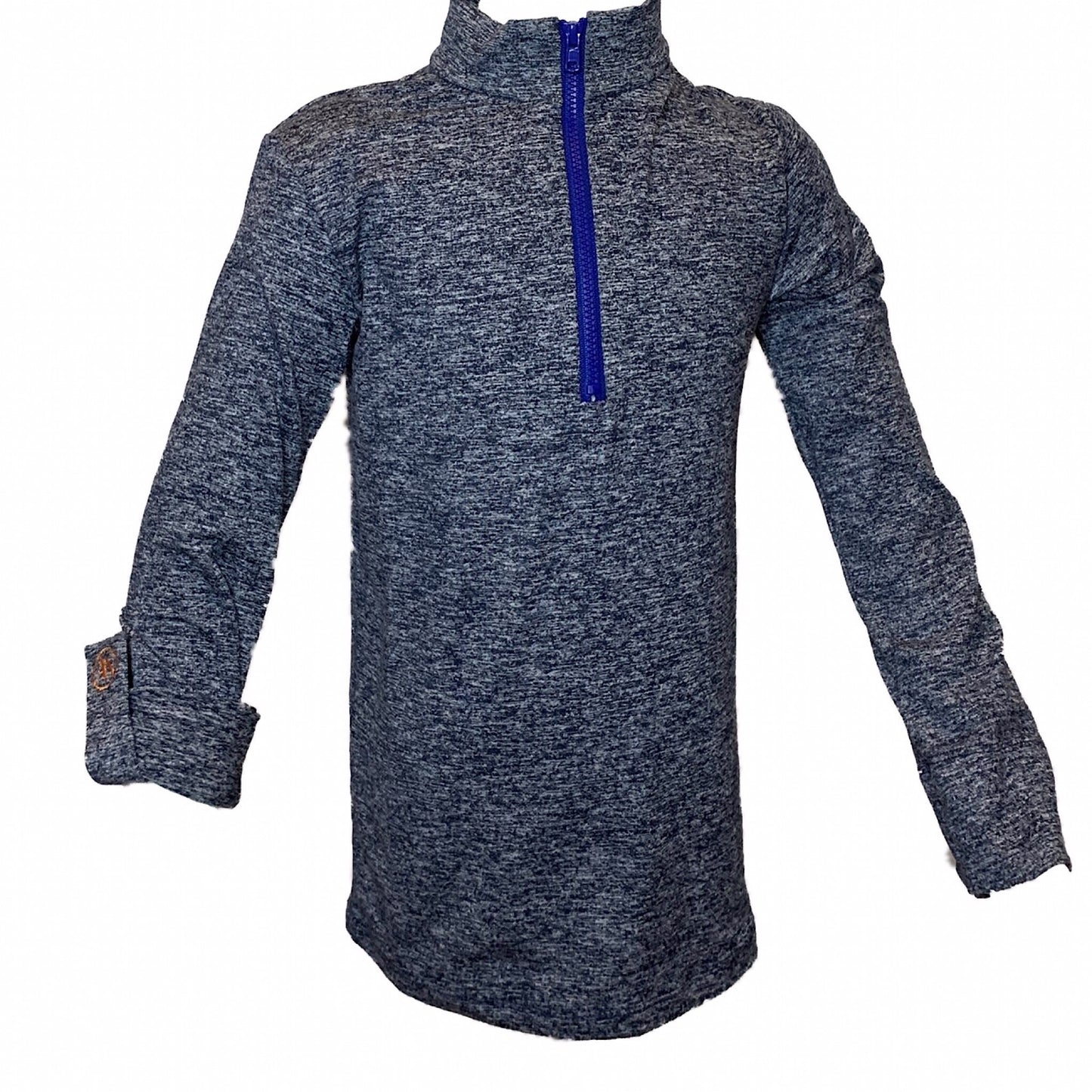 High Neck Long Sleeve UPF 50+ Zip Top - UPF 50+ Clothing | Ambernoon