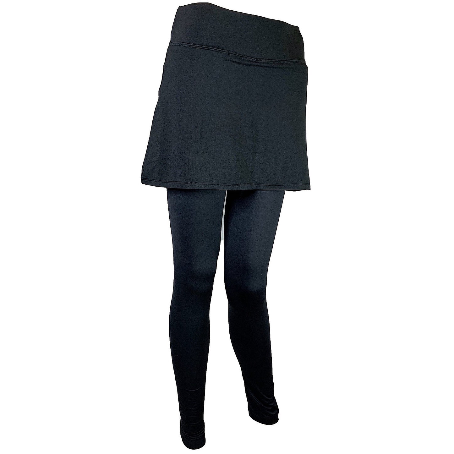 Pull-on Elastic Waist UPF 50+ Skirt Leggings For Sale - Ladies UPF Clothes | Ambernoon