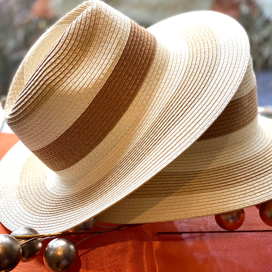 Osaka UPF Striped Hat For Sale - UPF 50+ Sun Hats | Ambernoon